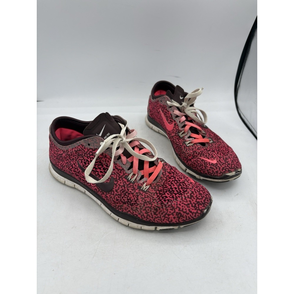 Nike Shoes Womens Size 7.5 Free 5.0 Tr Fit 4 Hyper Punch Deep‎ Burgundy Run Walk